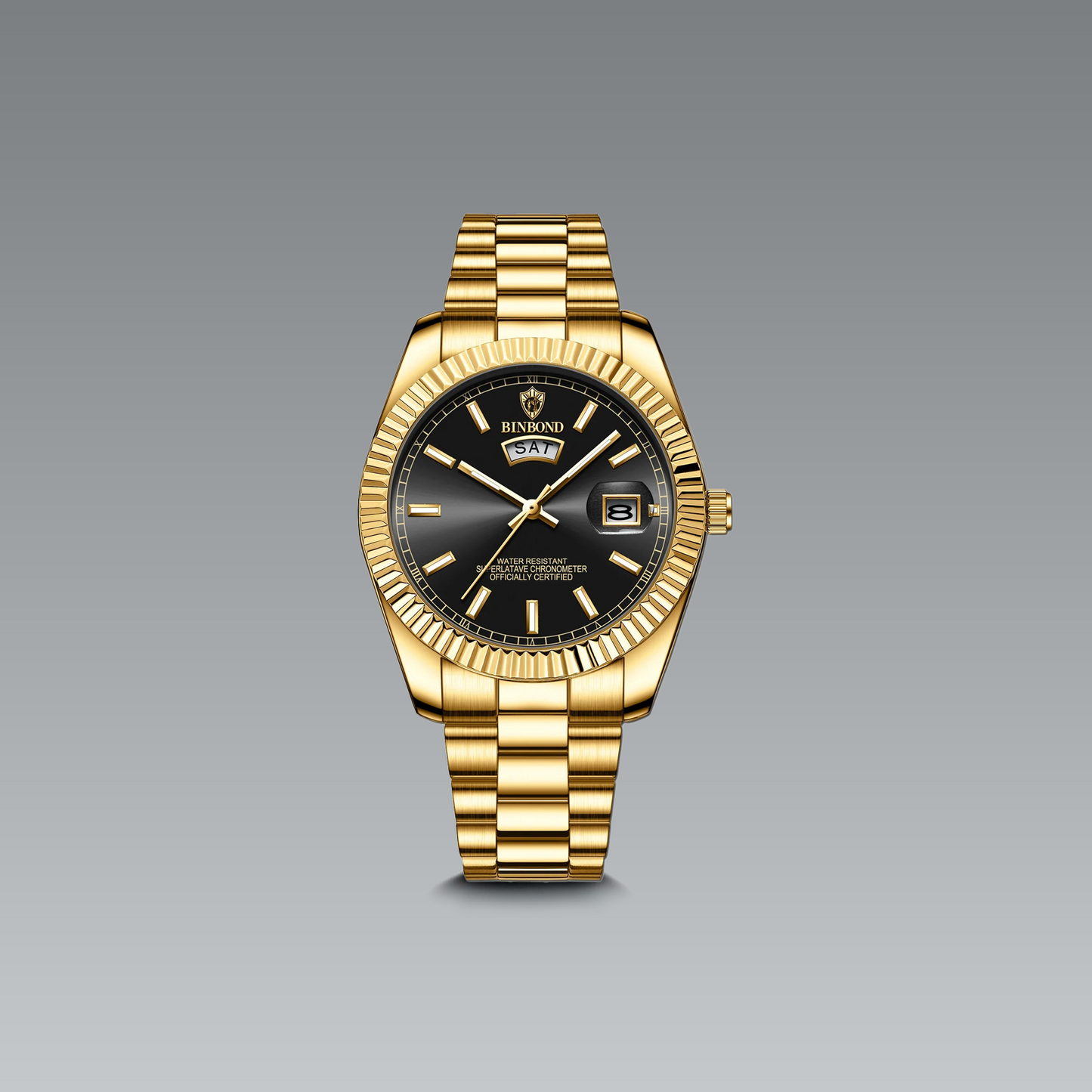 Solare Men'S Watch Black Lux