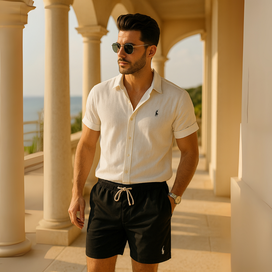 R&L™ Premium Linen Shirt & Shorts Set