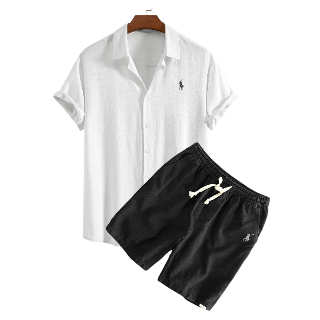 R&L™ Premium Linen Shirt & Shorts Set