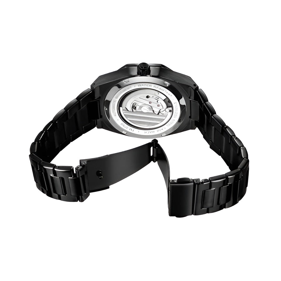 Skeleton Men'S Watch Black