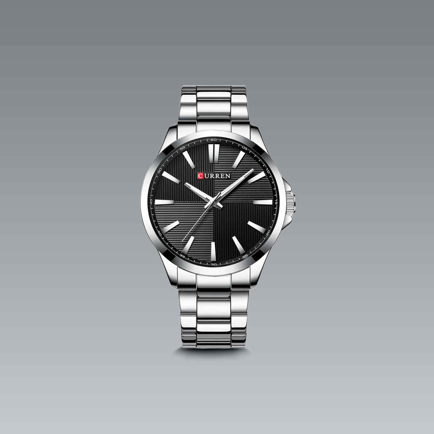 Elvoro Men'S Watch Sil Black
