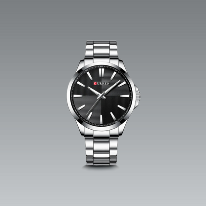 Elvoro Men'S Watch Sil Black