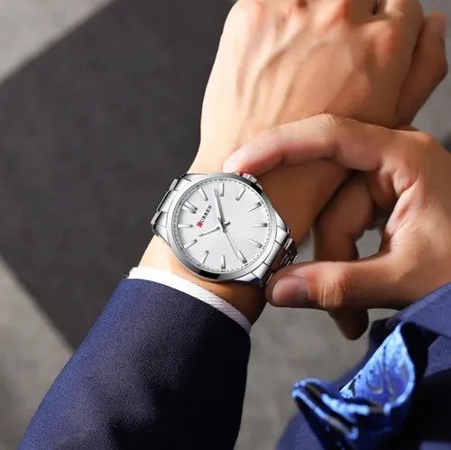 Elvoro Men'S Watch Silver