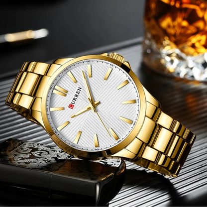 Elvoro Men'S Watch Gold