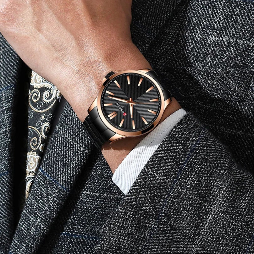 Elvoro Rose Men'S Watch Gold