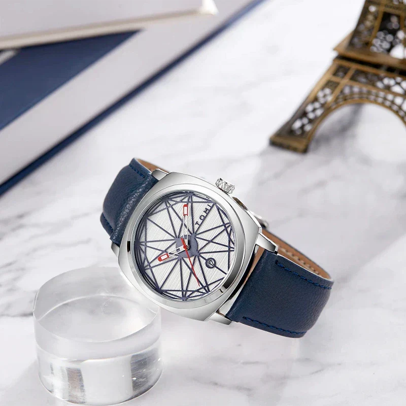 Tenebris Blue Men'S Watch Blue Silver