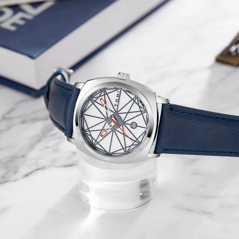 Tenebris Blue Men'S Watch Blue Silver