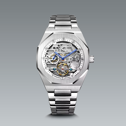 Skeleton Men'S Watch White
