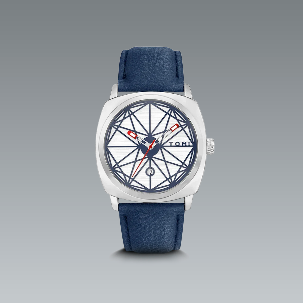 Tenebris Blue Men'S Watch Blue Silver