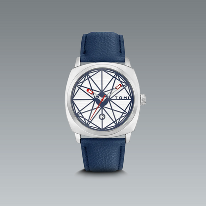 Tenebris Blue Men'S Watch Blue Silver
