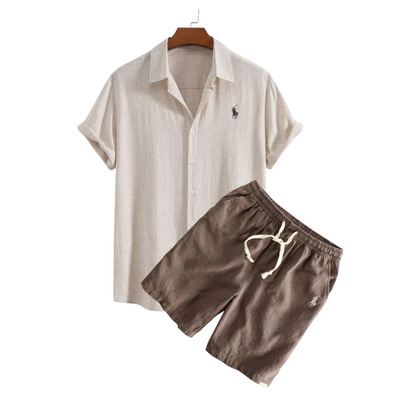 R&L™ Premium Linen Shirt & Shorts Set