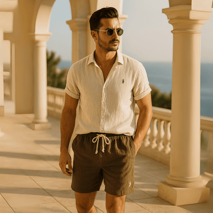 R&L™ Premium Linen Shirt & Shorts Set